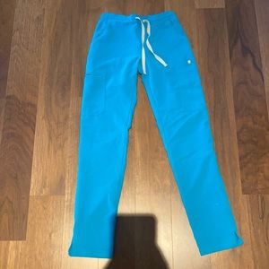 FIGS teal Skinny yola pant. Size XXS